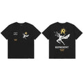 Represent Fallen Angel & Yellow Sun Graphic T-Shirt - Black