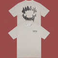 Trapstar Grills & Fangs Back Graphic Tee - Off-White/Sand