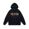 Trapstar Style Autumn/Winter Yellow-Grey Gradient Hoodie - Black