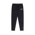 Trapstar Style Autumn/Winter Red-White-Blue Hip-Print Sweatpants - Black
