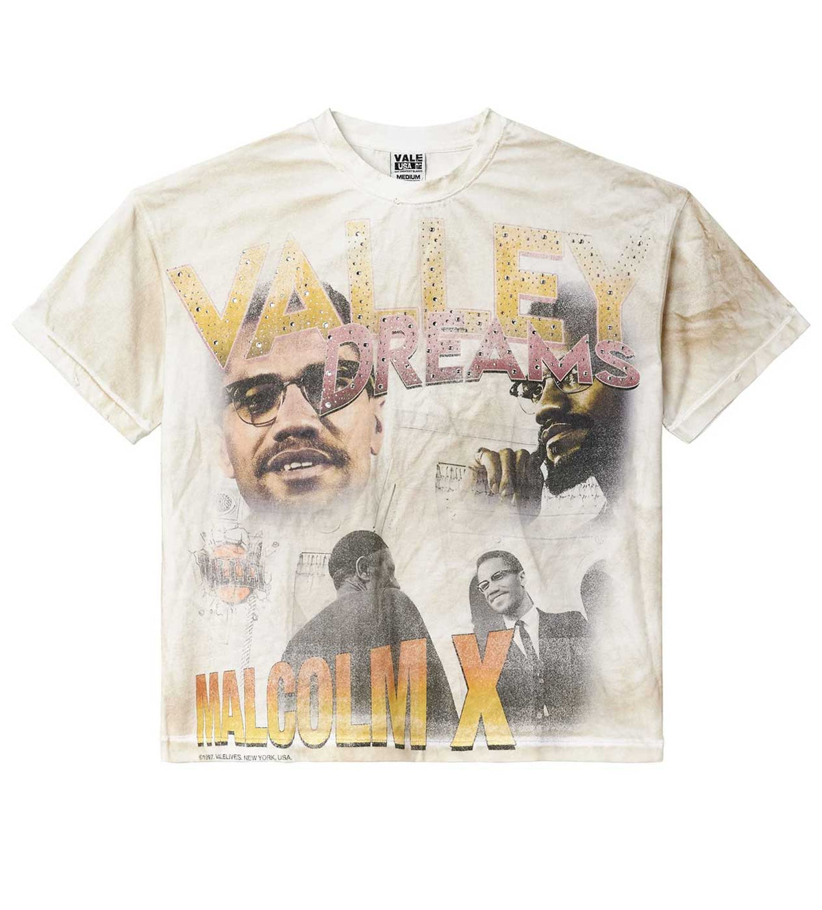 Vale Forever By Any Means Bling Tee Cream